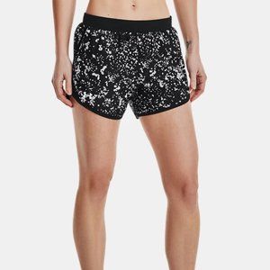Under Armour | Fly-By 2.0 Print Shorts | Black & White | SIZE XL